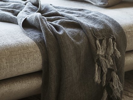 Heavy Linen Throw