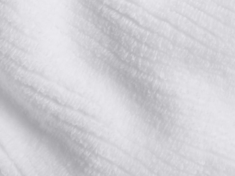 Detail photo of a soft rib towel