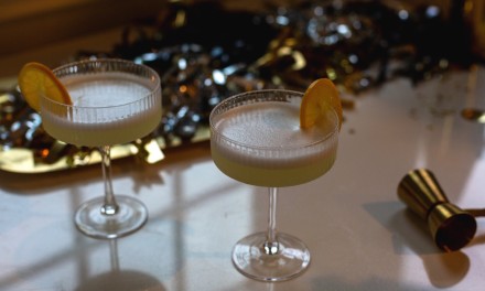 Cocktails with garnish