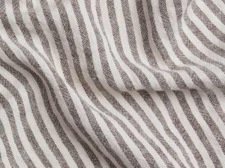 Striped Vintage Linen Bed Cover
