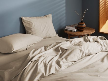 Brushed Cotton Top Sheet Shown In A Room