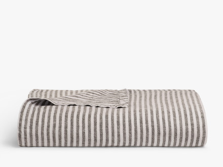 Striped Vintage Linen Bed Cover