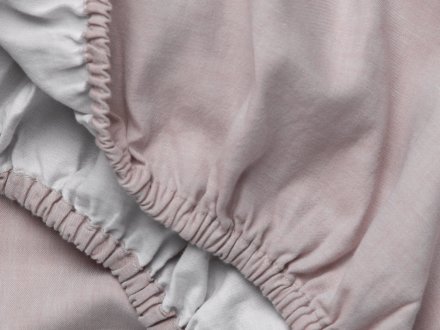 Close Up Of Washed Sateen Fitted Sheet