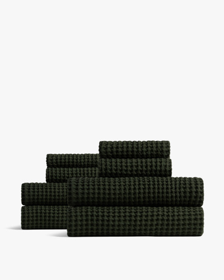 Evergreen 4 4 Waffle Bath Bundle