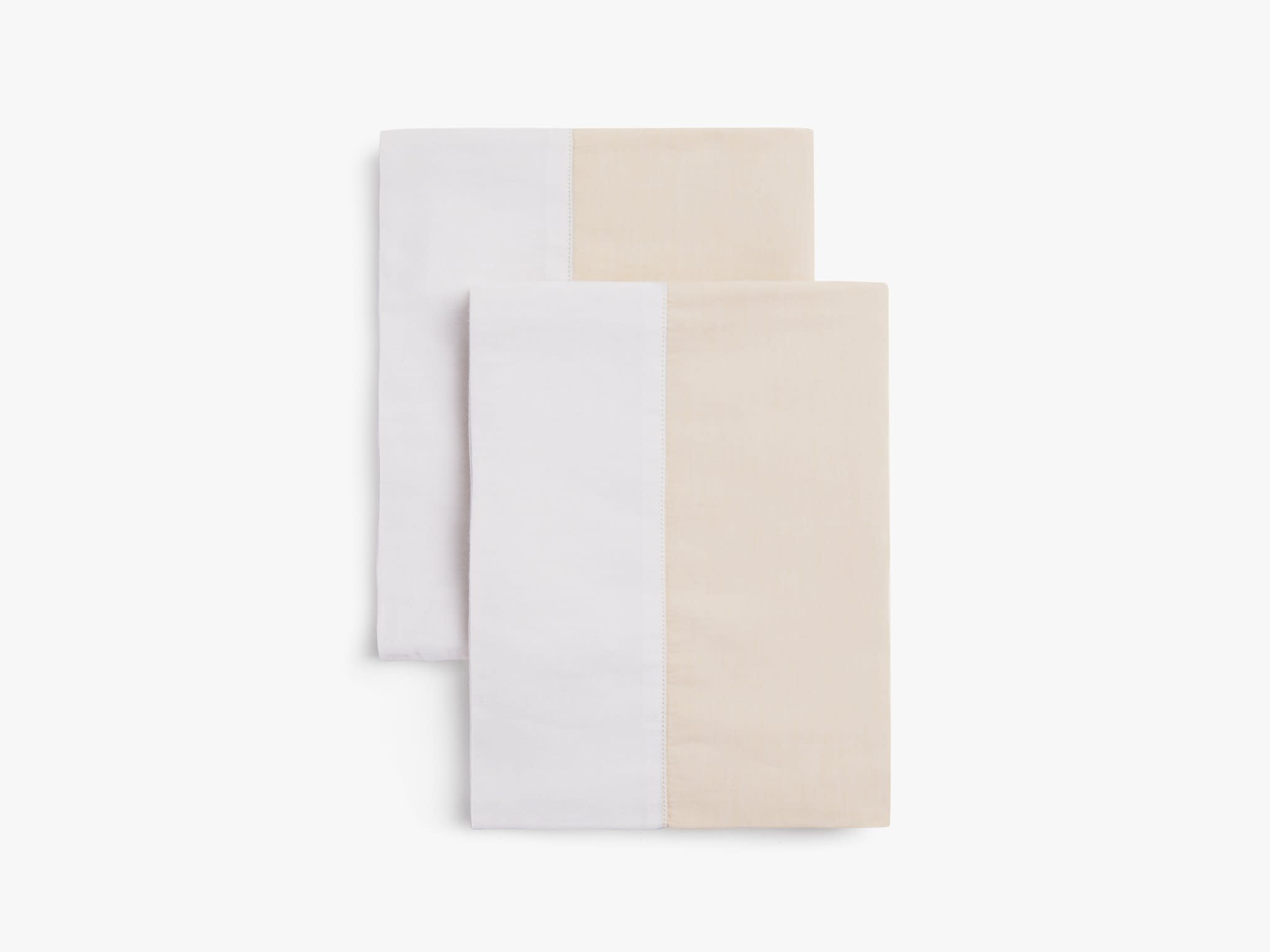 Ivory Washed Sateen Pillowcase Set Product Image