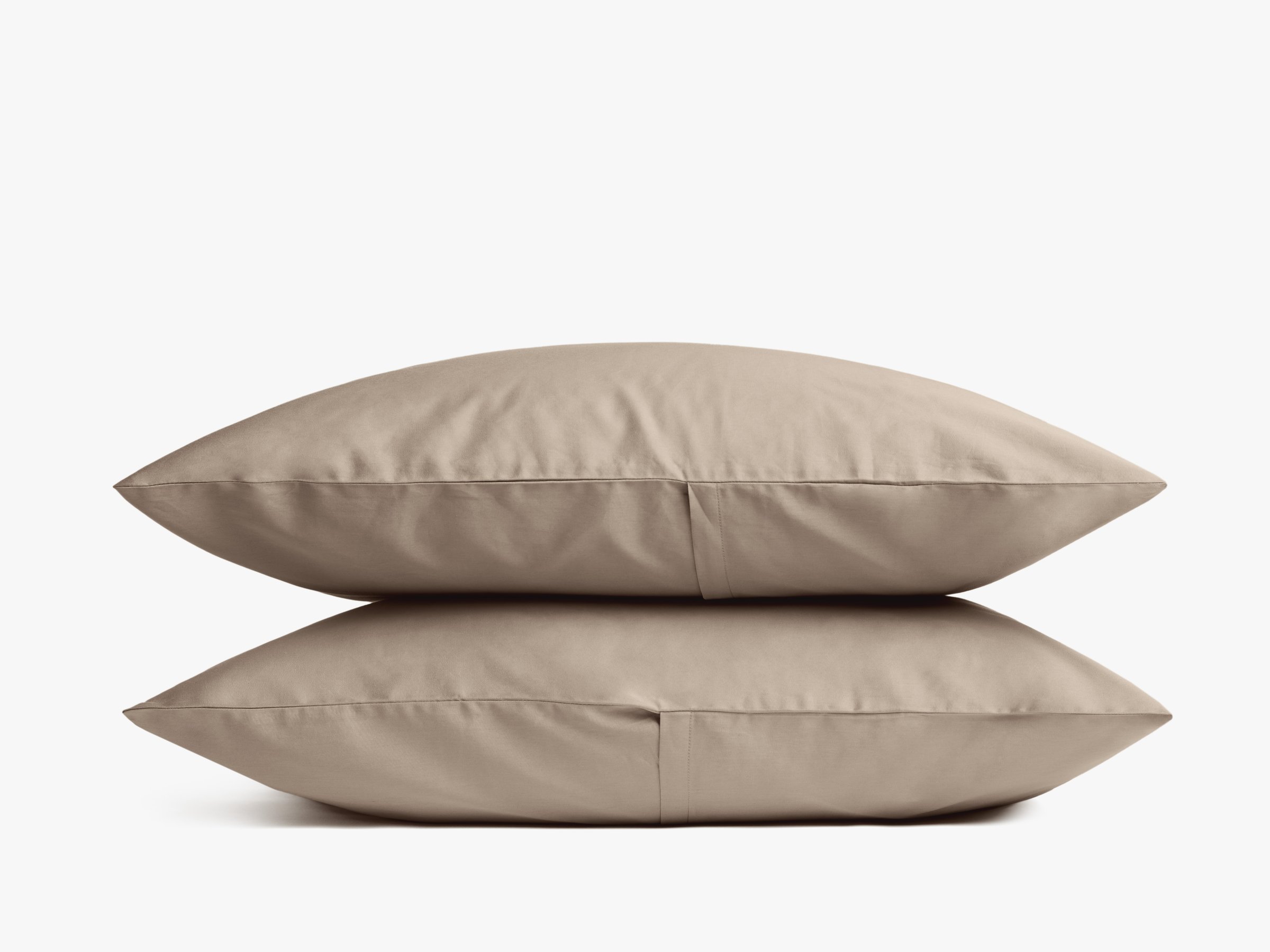Retail $49 New NWT Parachute Set of 2 Percale Light Grey Standard Pillowcase 
