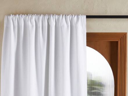 Washed Linen Blackout Curtain