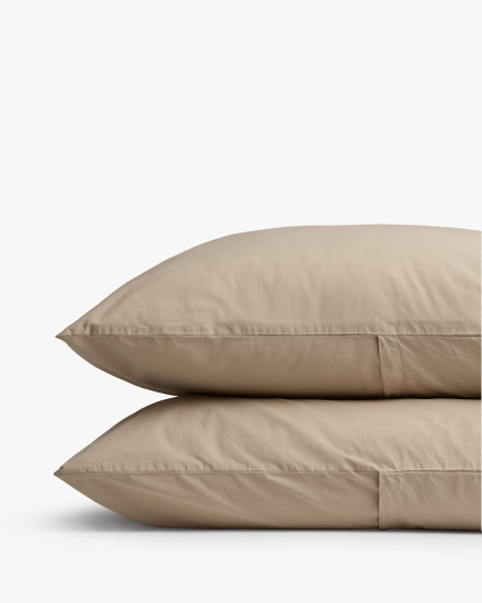 Bisque Organic Cotton Pillowcase Set