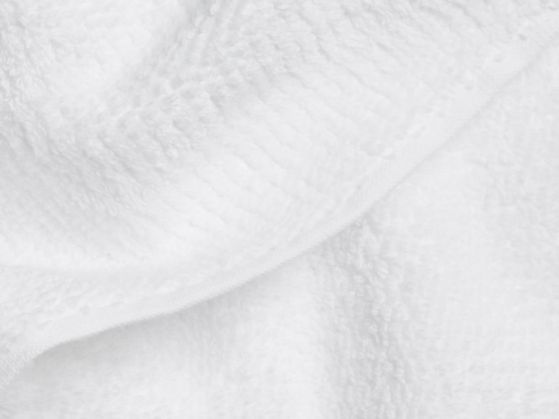 Detail photo of an organic cotton towel