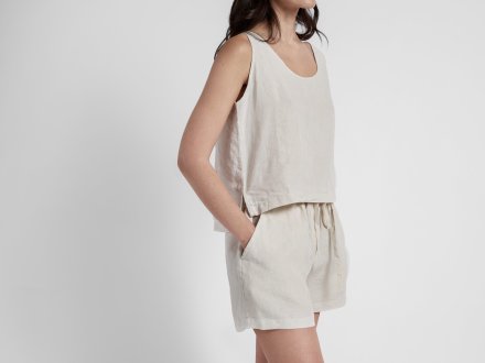 Womens Linen Tank