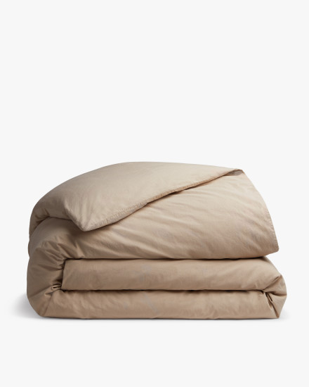 Bisque Organic Cotton Duvet Cover