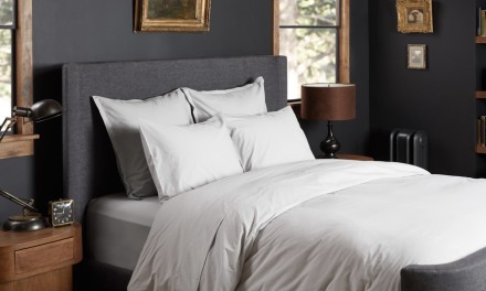 white brushed cotton bedding