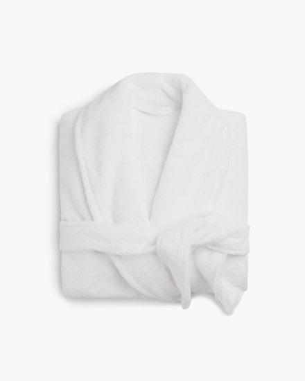 White Classic Turkish Cotton Robe