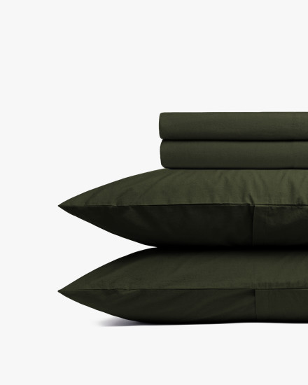 Evergreen Brushed Cotton Sheet Set