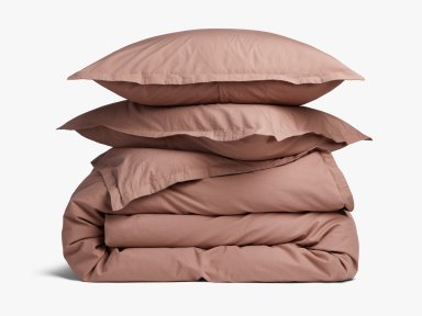 Clay Percale Duvet Cover Set Product Image