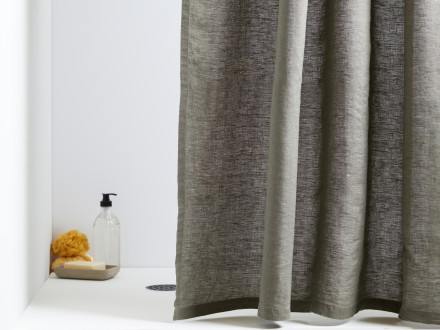 Linen Shower Curtain