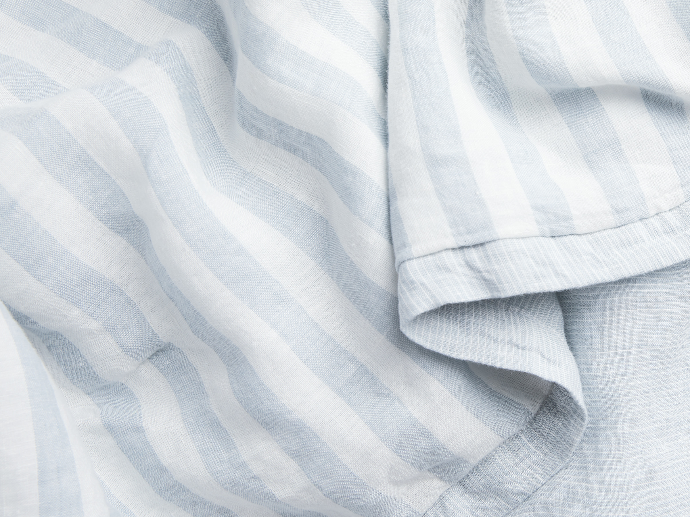 Shore Striped Linen Quilt