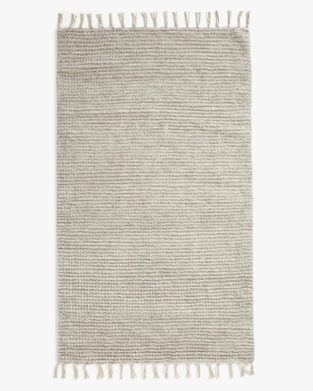 Quartz Rib Wool Rug