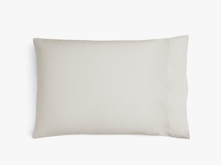 Close Up Of Classic Linen Pillowcase Set