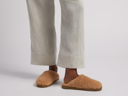 Shearling Wool Clogs