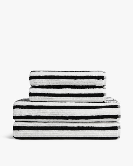 Organic Resort Stripe Towels