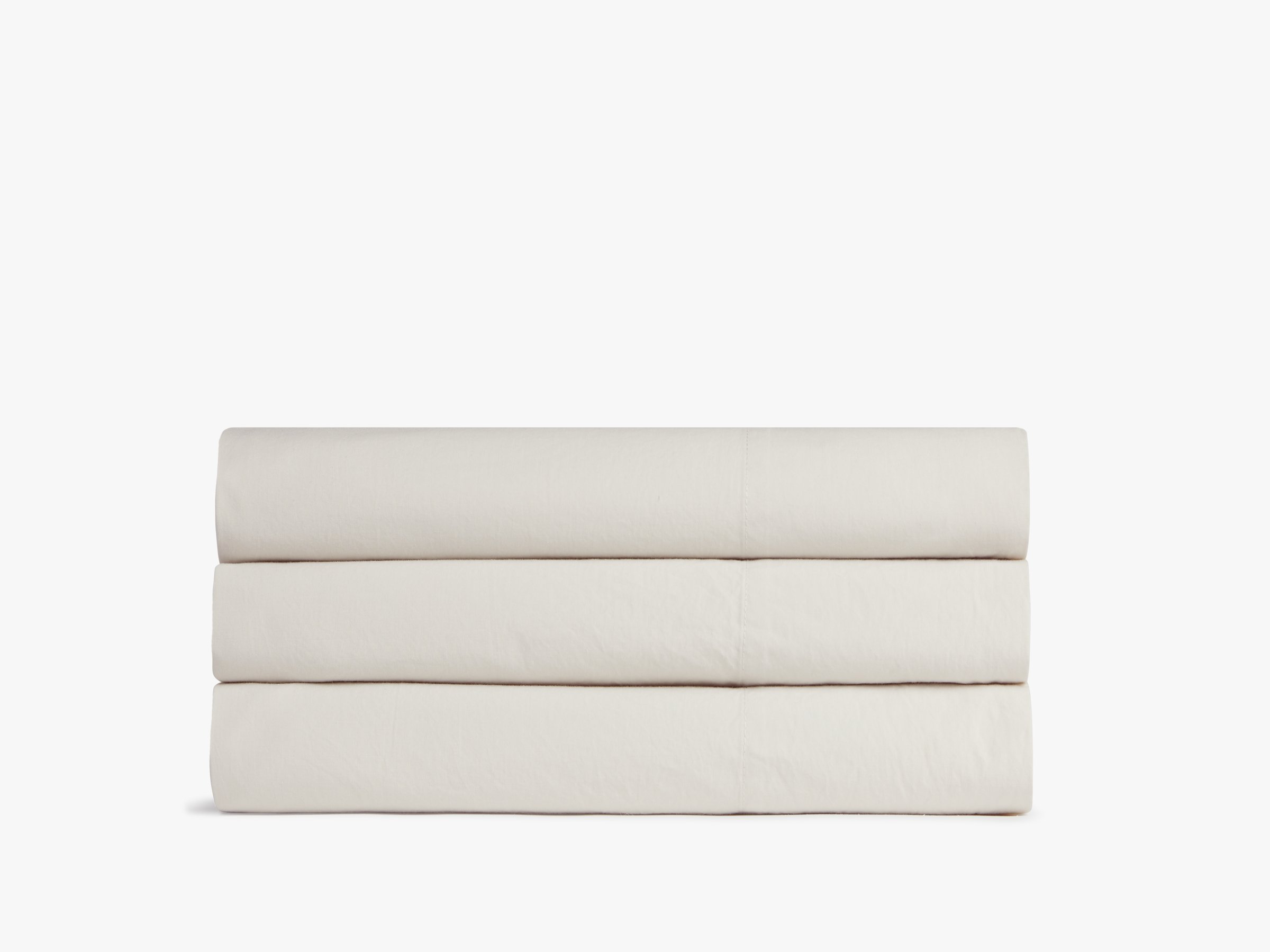 Parachute Percale Fitted Sheet - White