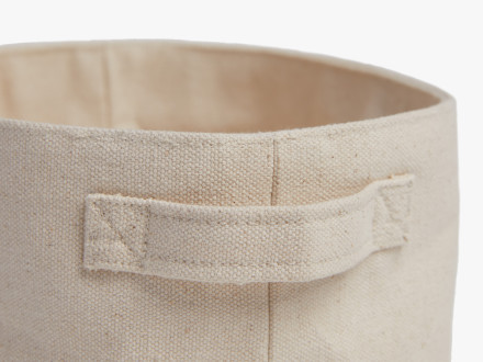 Cotton Canvas Storage Bin