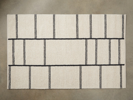 Ladder Stripe Wool Rug Swatch