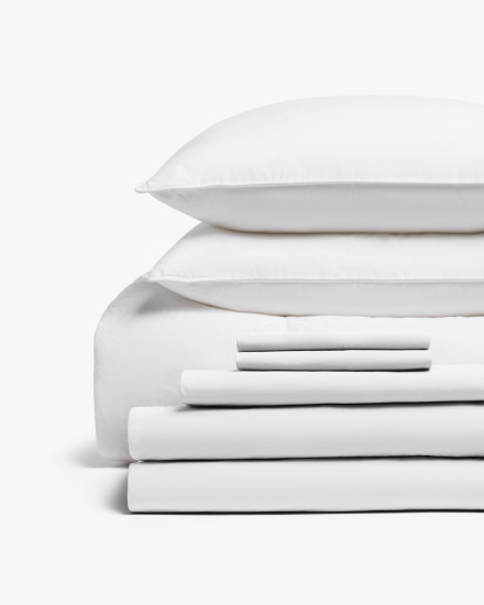 White Organic Cotton Bed Bundle