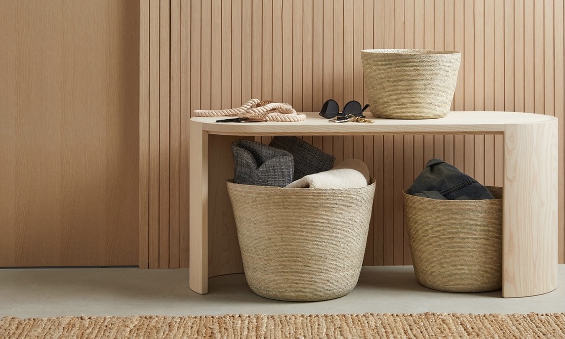 18 Storage + Organization Ideas Using Baskets