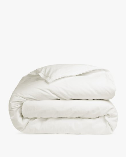 Cream Percale Duvet Cover