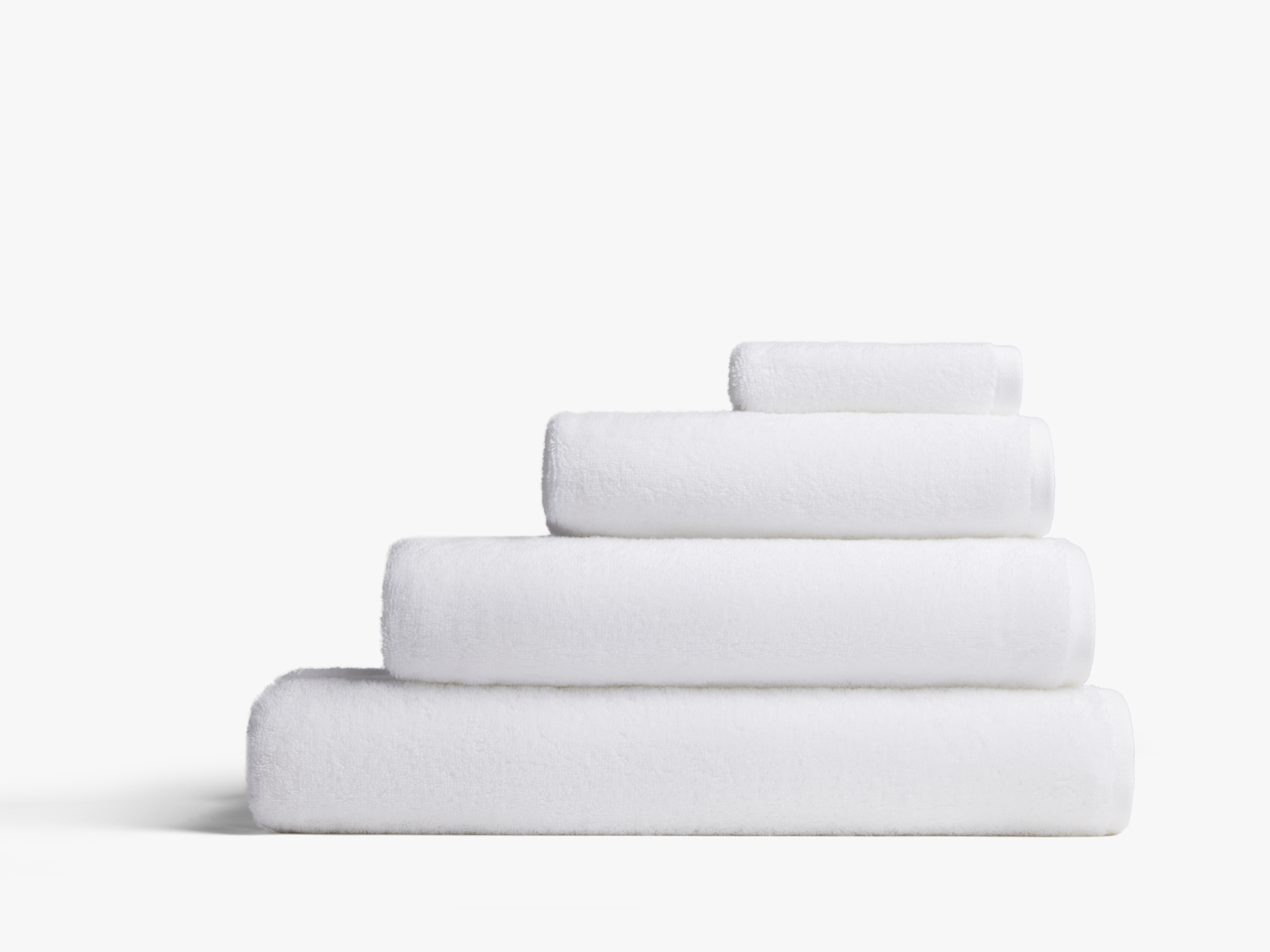 White plush online towels