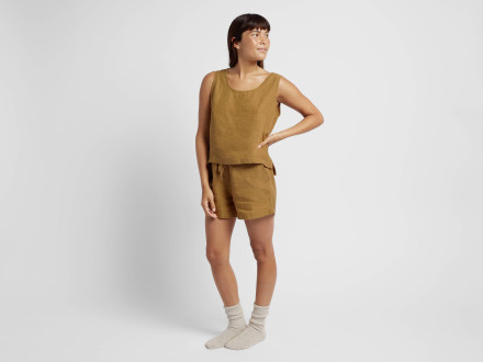 Womens Linen Tank