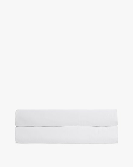 White Percale Fitted Sheet