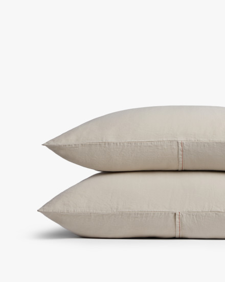 Bone Heirloom TENCEL™ Linen Pillowcase Set