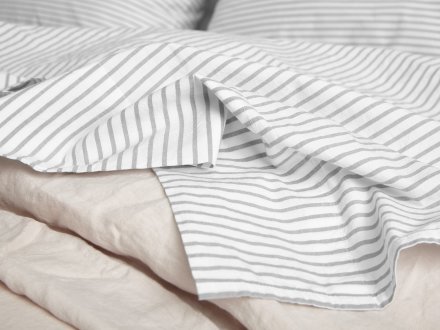 Striped Percale Top Sheet