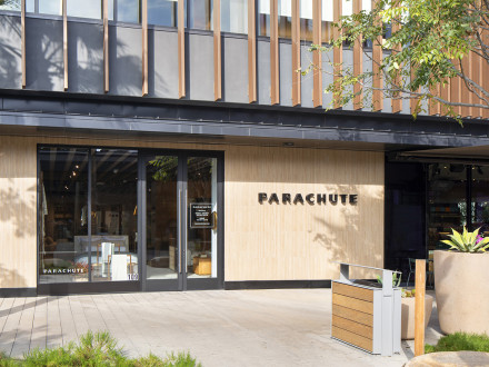 Storefront of our Parachute store in Studio City