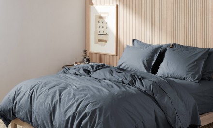 dusk brush cotton sheets and duvet 