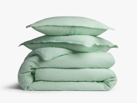 Le FLEUR Linen Duvet Cover Set