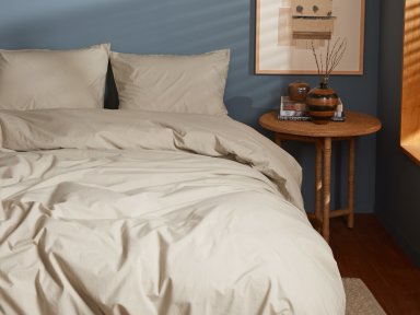 Brushed Cotton Duvet Cover Shown In A Room
