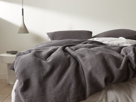Waffle Duvet Cover Set Shown In A Room