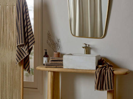 Organic Resort Stripe Towels