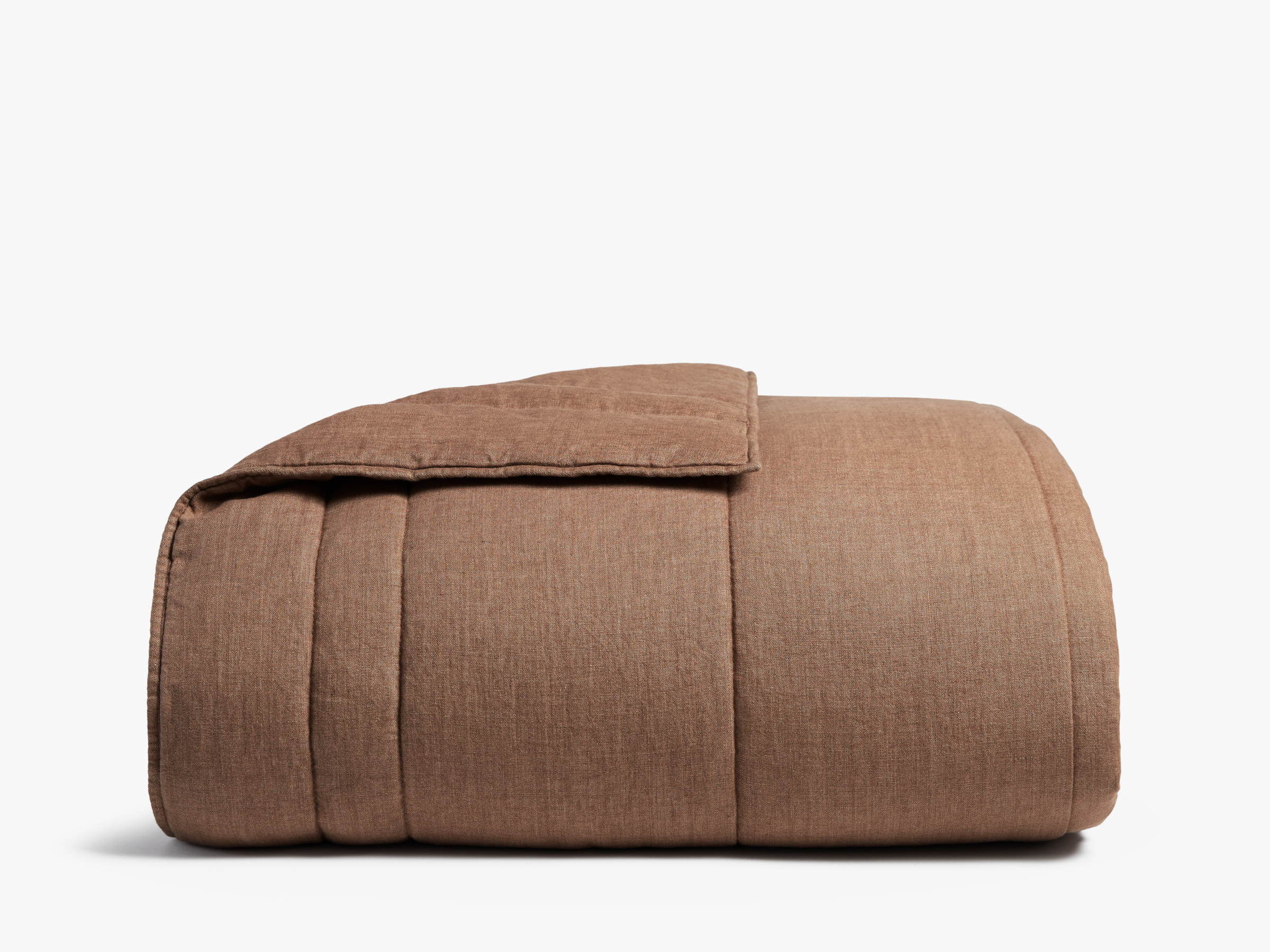 Patina Linen Quilt | Parachute - Mocha, Queen