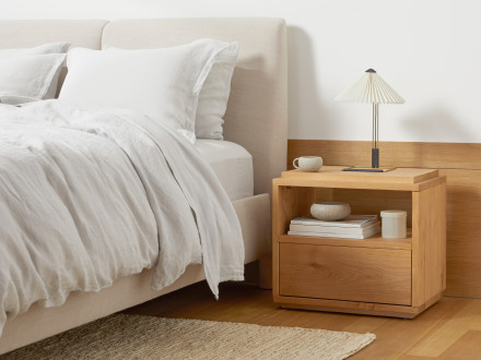 Bluff Rectangle Nightstand With Drawer