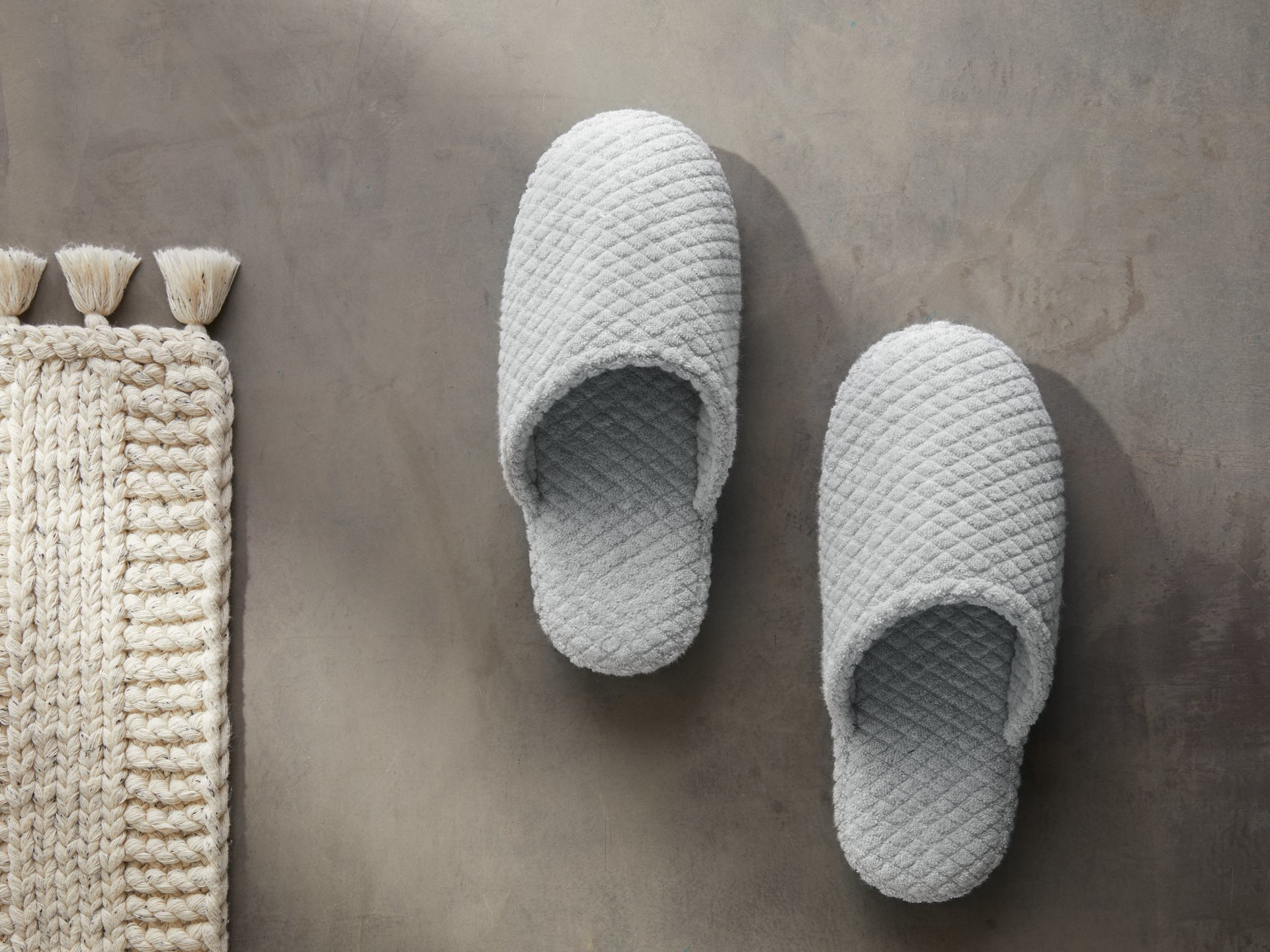 quilted slippers