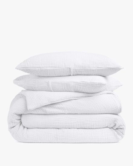 White Cloud Cotton Duvet Cover Set