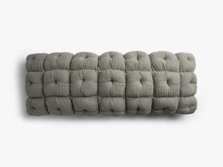 Cloud Linen Puff Lumbar Pillow Cover