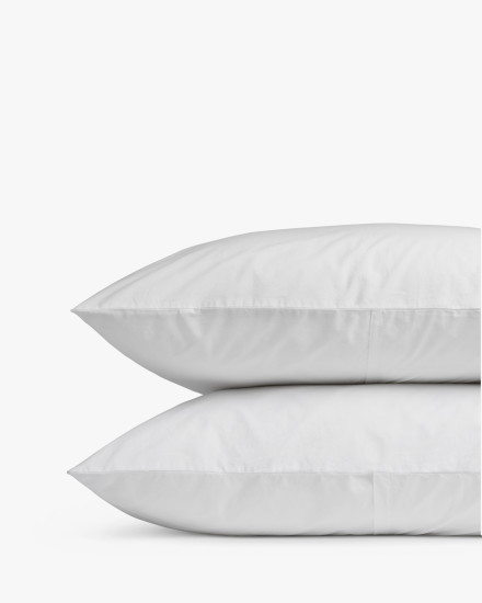 White Organic Cotton Pillowcase Set