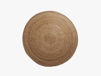 Natural Round Jute Rug Product Image