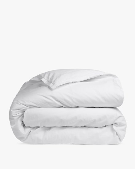 White Percale Duvet Cover